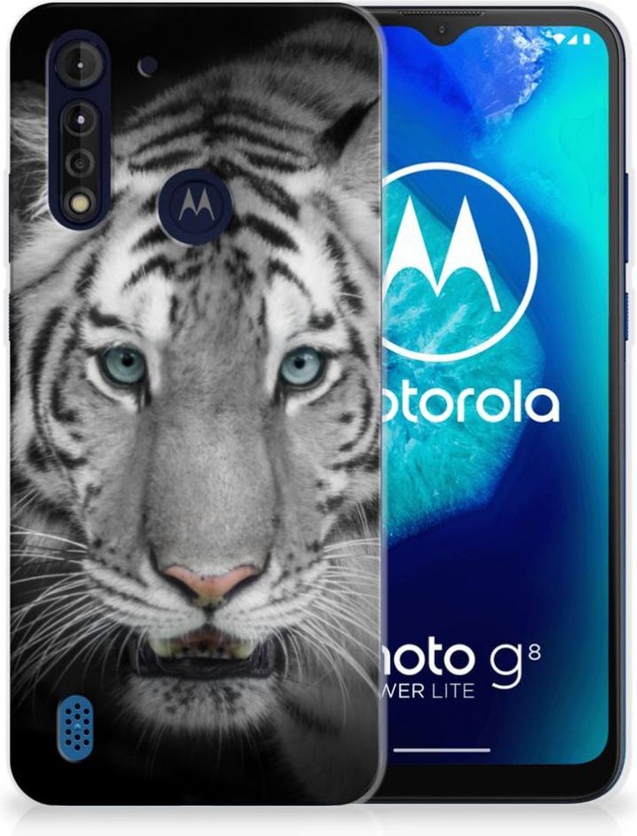 Motorola Moto G8 Power Lite TPU Hoesje Tijger