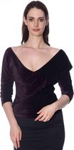 Dancing Days Longsleeve top -XL- Vera Velvet Paars