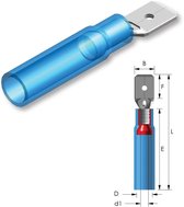 Tirex - Vlakstekker krimp waterdicht 1,5 ~ 2,5mm² 5st.