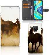 GSM Hoesje Xiaomi Redmi Note 9 Pro | Note 9S Bookcase Cowboy
