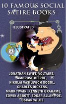 Omslag 10 Famous Social Satire Books (Illustrated)