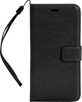 Luxe Lederen Hoesje met pashouder  voor iPhone 8 Plus - Zwart