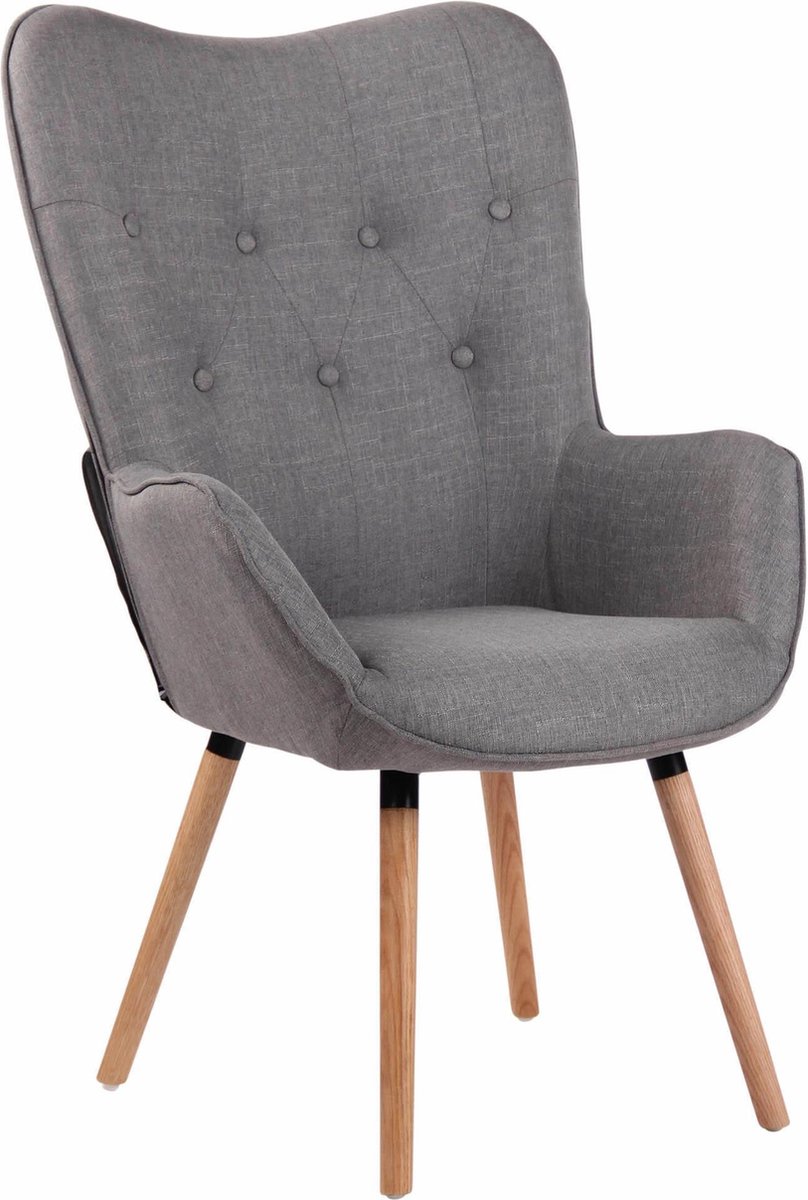 CLP Ashford Lounger - Stof grijs natura