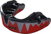OPRO x UFC Gebitsbeschermer Self-Fit Platinum Fangz Zwart/Rood Senior