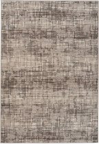 Creme vloerkleed - 160x230 cm  -  A-symmetrisch patroon - Modern