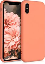 kwmobile telefoonhoesje voor Apple iPhone X - Hoesje voor smartphone - Back cover in Sunrise Orange