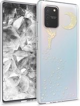 kwmobile telefoonhoesje voor Samsung Galaxy S10 Lite - Hoesje voor smartphone - Glitterfee design