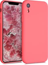 kwmobile telefoonhoesje voor Apple iPhone XR - Hoesje voor smartphone - Back cover in neon koraal