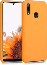 kwmobile telefoonhoesje voor Huawei P Smart (2019) - Hoesje met siliconen coating - Smartphone case in saffraan