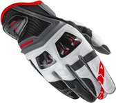 Spidi Jab RR Black White Red Grey Motorcycle Gloves S - Maat S -