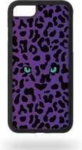Leopards turqoise eyes Telefoonhoesje - Apple iPhone 7 / 8 / SE2