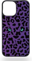 Leopards turqoise eyes Telefoonhoesje - Apple iPhone 12 Pro Max
