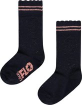 Like Flo Meisjes accessoires Like Flo Flo baby girls ajour kneesock navy 80