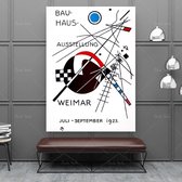 Antique Advertising Prints Bauhaus Poster 2 - 21x30cm Canvas - Multi-color