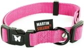 Martin Sellier Halsband 30-45 X 1,6 Cm Nylon Roze