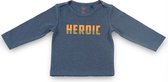 Frogs and Dogs - Shirt Heroic - Navy Blauw - Maat 104 - Jongens