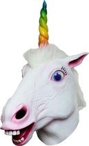 Ghoulish Hoofdmasker Unicorn Latex Wit One-size