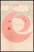 JUNIQE - Poster in kunststof lijst Sweet Dreams -60x90 /Roze