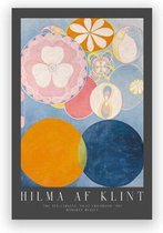 Hilma Af Klint Museum Exhibition Posters 4 - 40x60cm Canvas - Multi-color