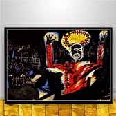 Jean Michel Basquiat Poster 4 - 50x70cm Canvas - Multi-color