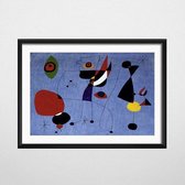 Joan Miro Modern Surrealism Poster 8 - 60x80cm Canvas - Multi-color