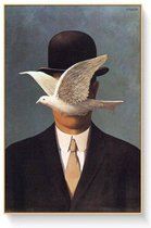 Rene Magritte Poster 1 - 50x70cm Canvas - Multi-color