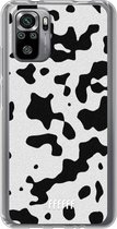 6F hoesje - geschikt voor Xiaomi Redmi Note 10S -  Transparant TPU Case - Dalmation Print #ffffff