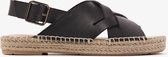 VIA VAI Mondi Libre Espadrilles - Zwart - Maat 40