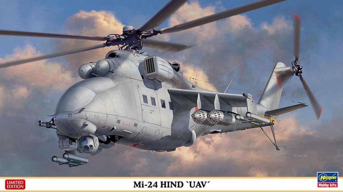Modelbouwpakket Militaire voertuigen - 02317 Mi-24 Hind UAV Plastic - 1:72 - Modelbouw