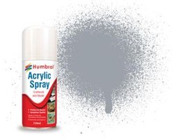 Humbrol Hobbyverf Acrylverf - #165 Medium Sea Grey - Satin - Acryl spray Verf spuitbus - 150 ml