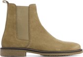Stefano Lauran Mannen Suède     Chelsea boots / Laarzen / Herenschoenen S3017 - Beige - Maat 42