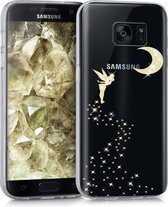 kwmobile telefoonhoesje voor Samsung Galaxy S7 - Hoesje voor smartphone - Glitterfee design