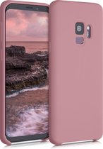 kwmobile telefoonhoesje voor Samsung Galaxy S9 - Hoesje met siliconen coating - Smartphone case in winter roze