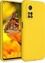 kwmobile telefoonhoesje voor Xiaomi Mi 10T / Mi 10T Pro - Hoesje voor smartphone - Back cover in levendig geel
