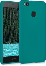 kwmobile telefoonhoesje voor Huawei P9 Lite - Hoesje voor smartphone - Back cover in mat petrol