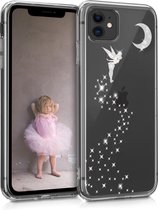 kwmobile telefoonhoesje geschikt voor Apple iPhone 11 - Hoesje voor smartphone - Glitterfee design