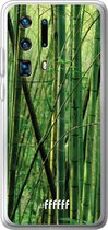 Huawei P40 Pro+ Hoesje Transparant TPU Case - Bamboo #ffffff