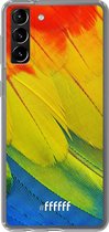 6F hoesje - geschikt voor Samsung Galaxy S21 Plus -  Transparant TPU Case - Macaw Hues #ffffff