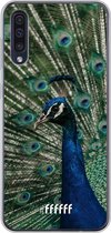 Samsung Galaxy A50 Hoesje Transparant TPU Case - Peacock #ffffff