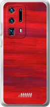 Huawei P40 Pro+ Hoesje Transparant TPU Case - Scarlet Canvas #ffffff