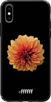 iPhone X Hoesje TPU Case - Butterscotch Blossom #ffffff