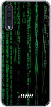 Samsung Galaxy A50s Hoesje Transparant TPU Case - Hacking The Matrix #ffffff