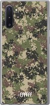 Samsung Galaxy Note 10 Hoesje Transparant TPU Case - Digital Camouflage #ffffff