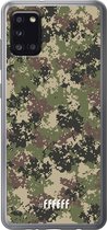 Samsung Galaxy A31 Hoesje Transparant TPU Case - Digital Camouflage #ffffff