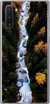 Samsung Galaxy Note 10 Hoesje Transparant TPU Case - Forest River #ffffff