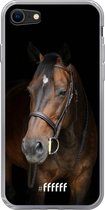 6F hoesje - geschikt voor iPhone SE (2020) - Transparant TPU Case - Horse #ffffff