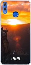 Honor 8X Hoesje Transparant TPU Case - Rock Formation Sunset #ffffff