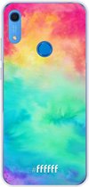 Huawei Y6s Hoesje Transparant TPU Case - Rainbow Tie Dye #ffffff
