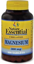 Nature Ess Magnesio Quelado300 Mg 250 Tabletas
