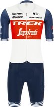 Santini Snelpak Heren - Trek Segafredo 2021 - Sprinter Skin-Suit Nautica Blue - S